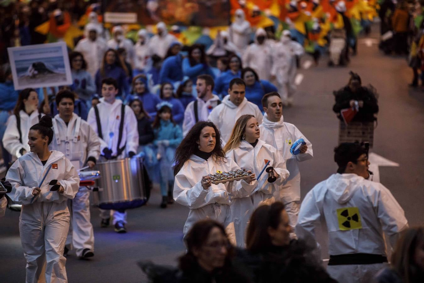 Multitudinario fue el desfile de Carnaval de Logroño, que cada vez está cogiendo más peso dentro de las festividades de la capital riojana.