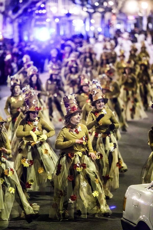 Multitudinario fue el desfile de Carnaval de Logroño, que cada vez está cogiendo más peso dentro de las festividades de la capital riojana.