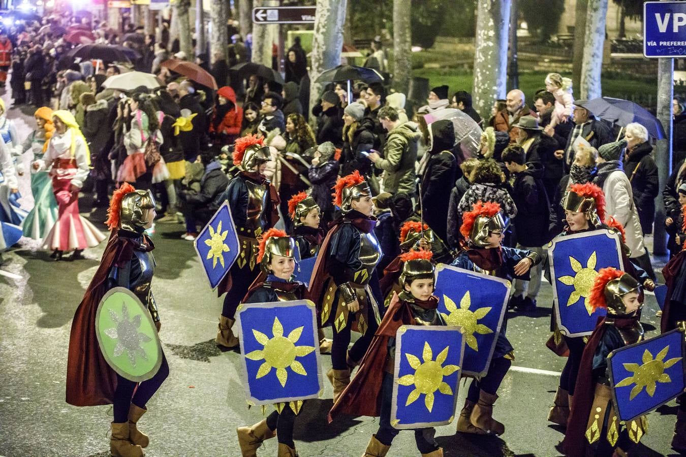 Multitudinario fue el desfile de Carnaval de Logroño, que cada vez está cogiendo más peso dentro de las festividades de la capital riojana.