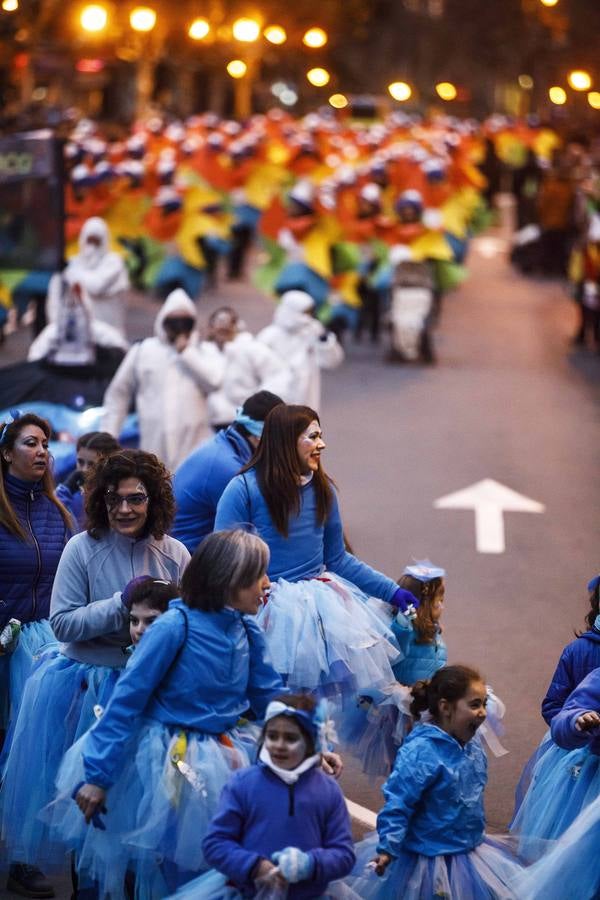 Multitudinario fue el desfile de Carnaval de Logroño, que cada vez está cogiendo más peso dentro de las festividades de la capital riojana.