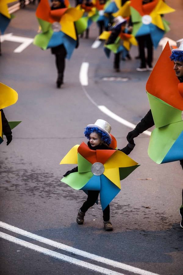 Multitudinario fue el desfile de Carnaval de Logroño, que cada vez está cogiendo más peso dentro de las festividades de la capital riojana.