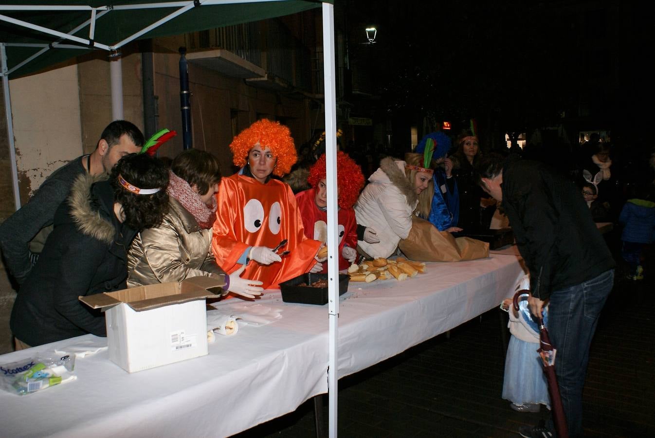 Mucha animación en los carnavales de Nájera.