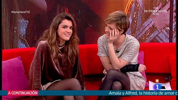 Amaia, en 'Las Mañanas'. :: R. C.