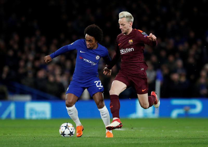 El Chelsea y el Barcelona se enfrentaron en Stamford Bridge en la ida de octavos de final de la Liga de Campeones.