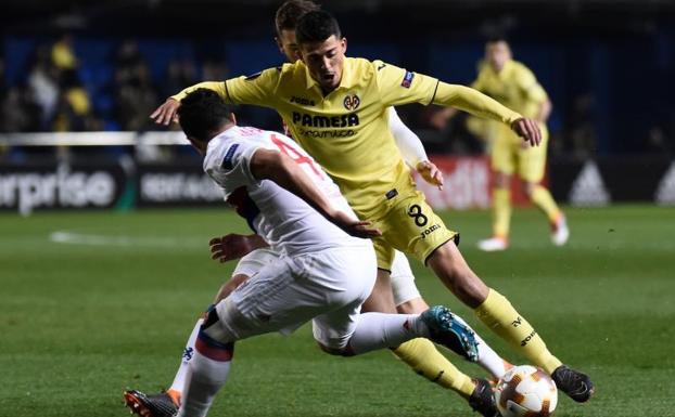 Fornals, en una acción del partido. 