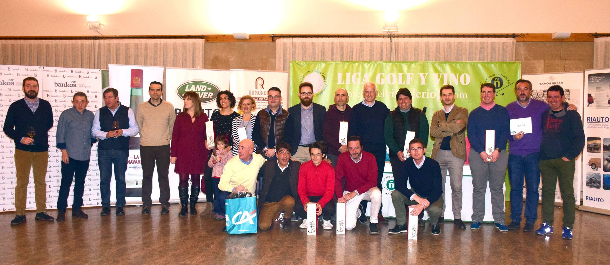 Entrega de premios del torneo Bodegas Ramón Bilbao, primero de la la VIII Liga de Golf y vino de lomejordelvinoderioja.com