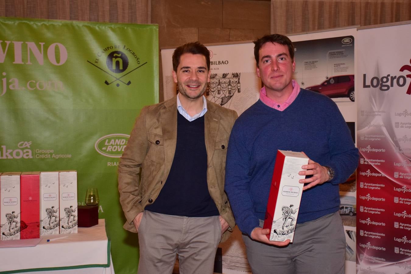 Entrega de premios del torneo Bodegas Ramón Bilbao, primero de la la VIII Liga de Golf y vino de lomejordelvinoderioja.com