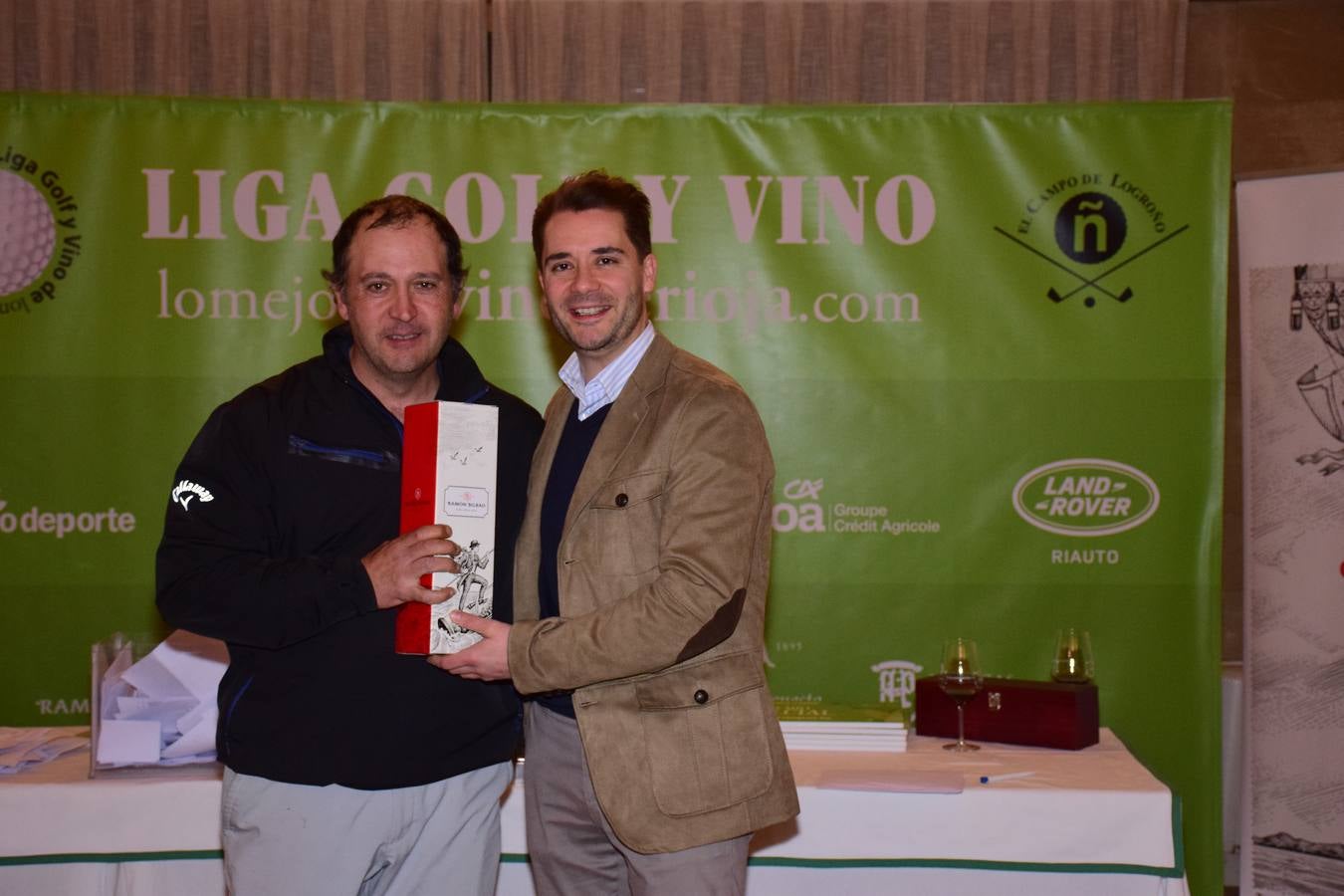 Entrega de premios del torneo Bodegas Ramón Bilbao, primero de la la VIII Liga de Golf y vino de lomejordelvinoderioja.com