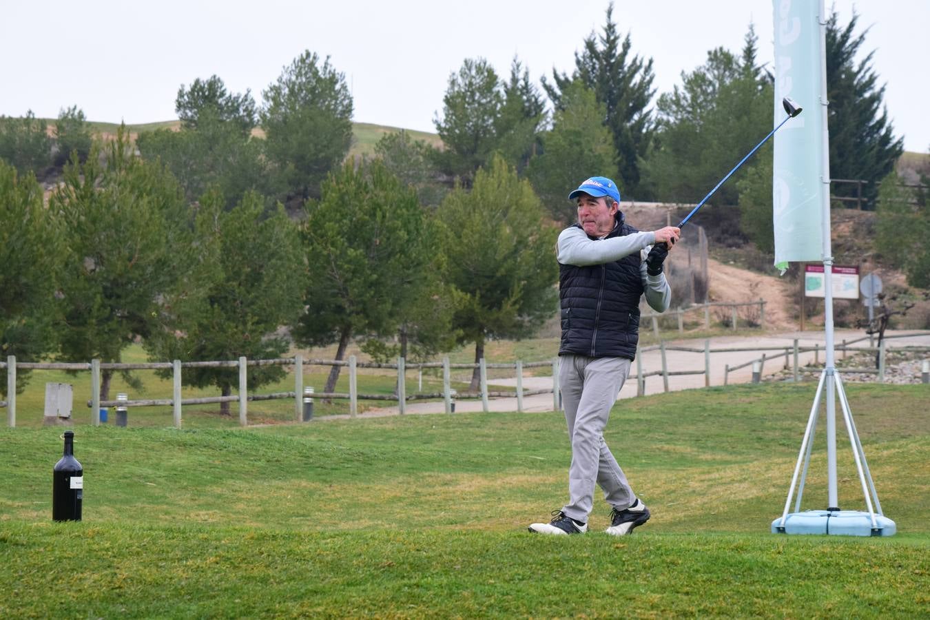 Los participantes en el primer torneo de la Liga de Golf y Vino disfrutaron de una estupenda jornada.