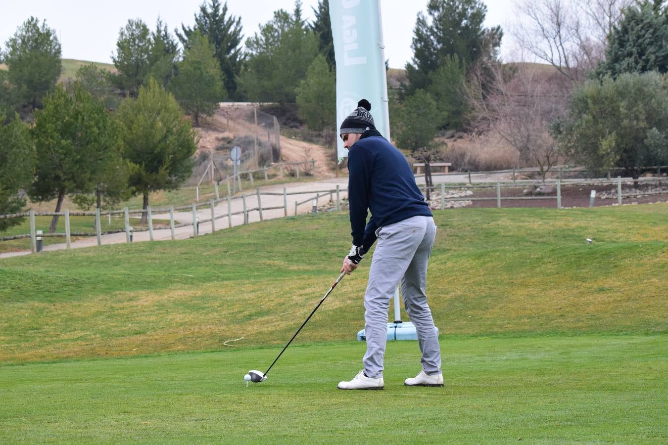 Los participantes en el primer torneo de la Liga de Golf y Vino disfrutaron de una estupenda jornada.