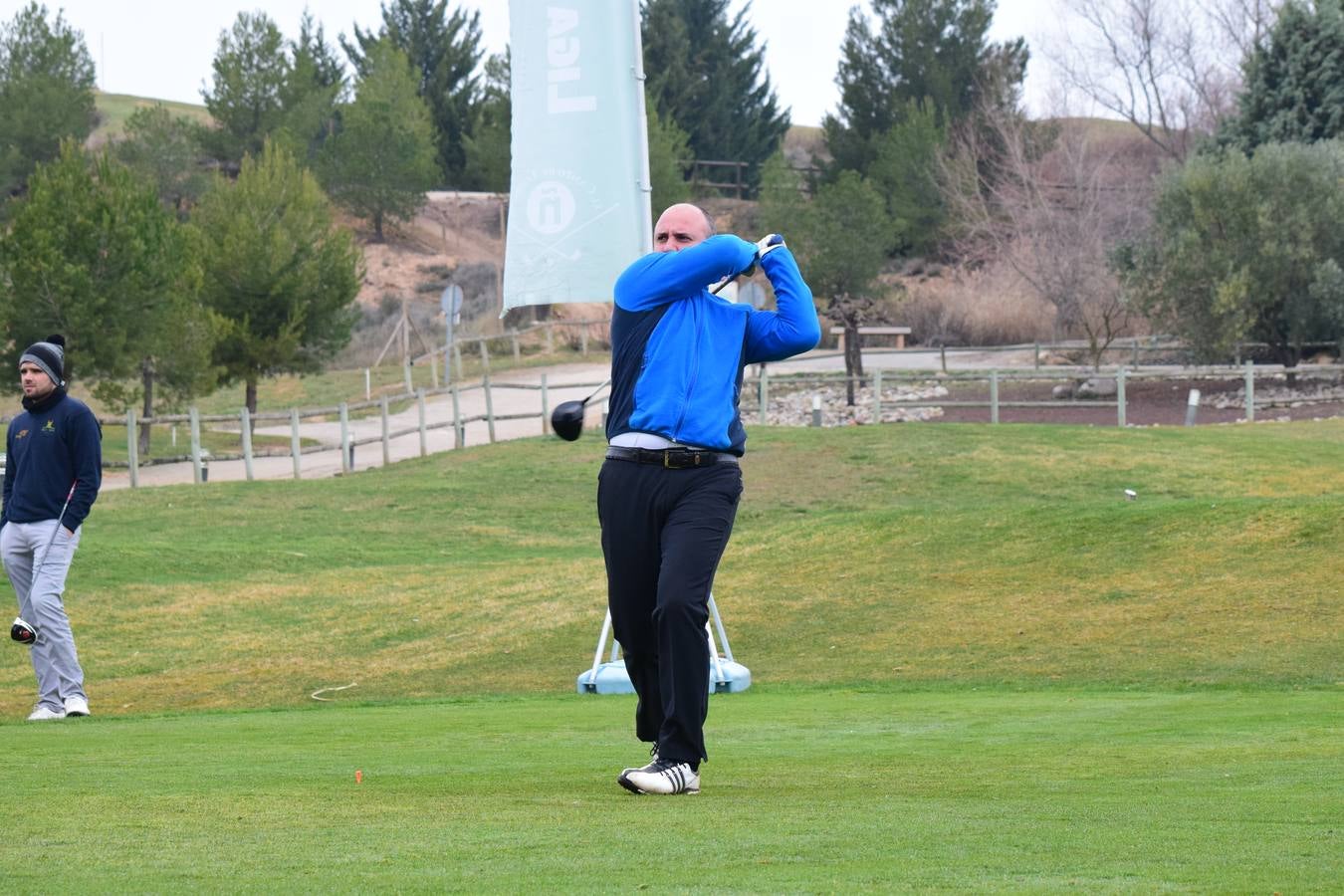 Los participantes en el primer torneo de la Liga de Golf y Vino disfrutaron de una estupenda jornada.