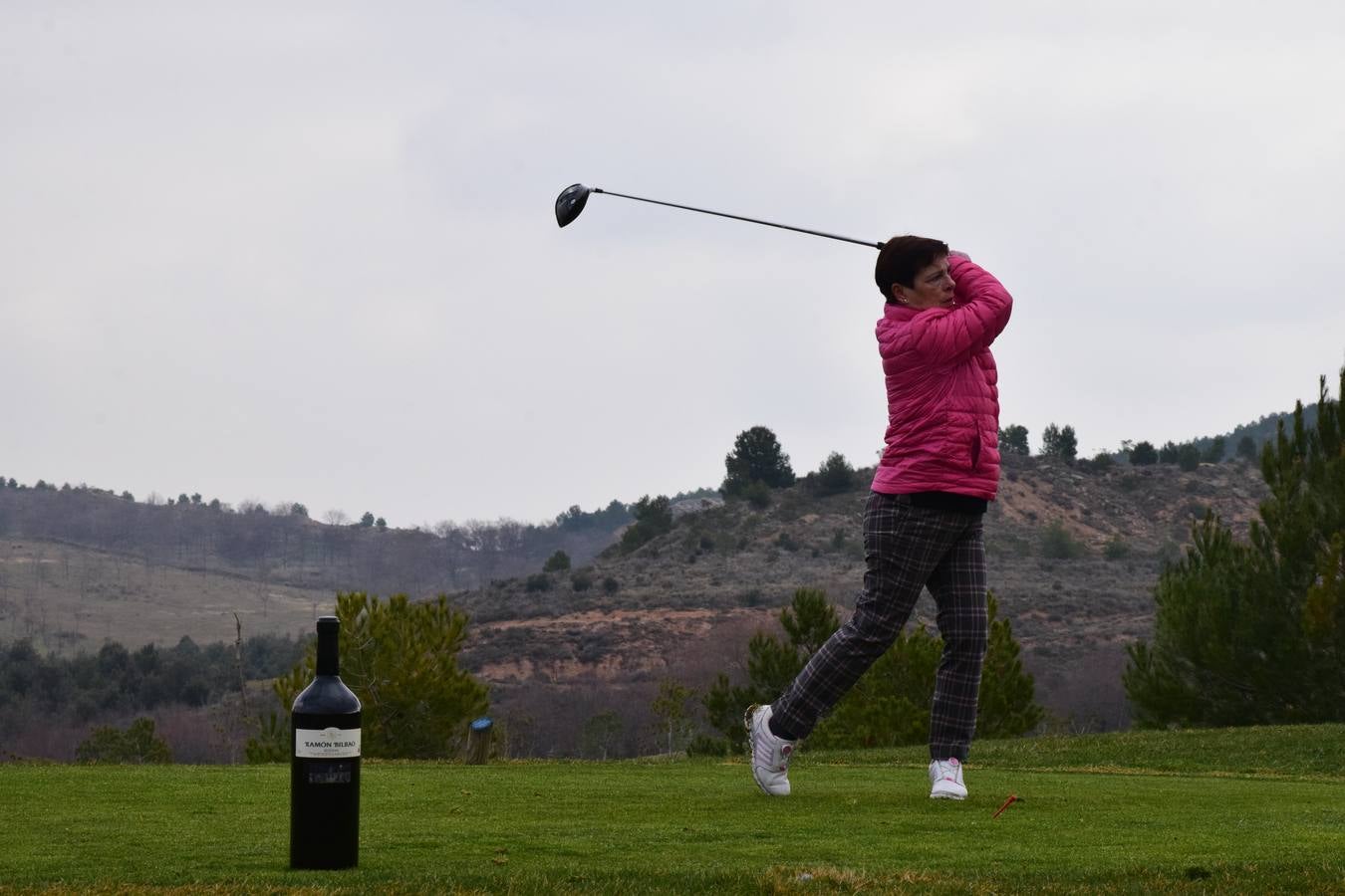 Los participantes en el primer torneo de la Liga de Golf y Vino disfrutaron de una estupenda jornada.