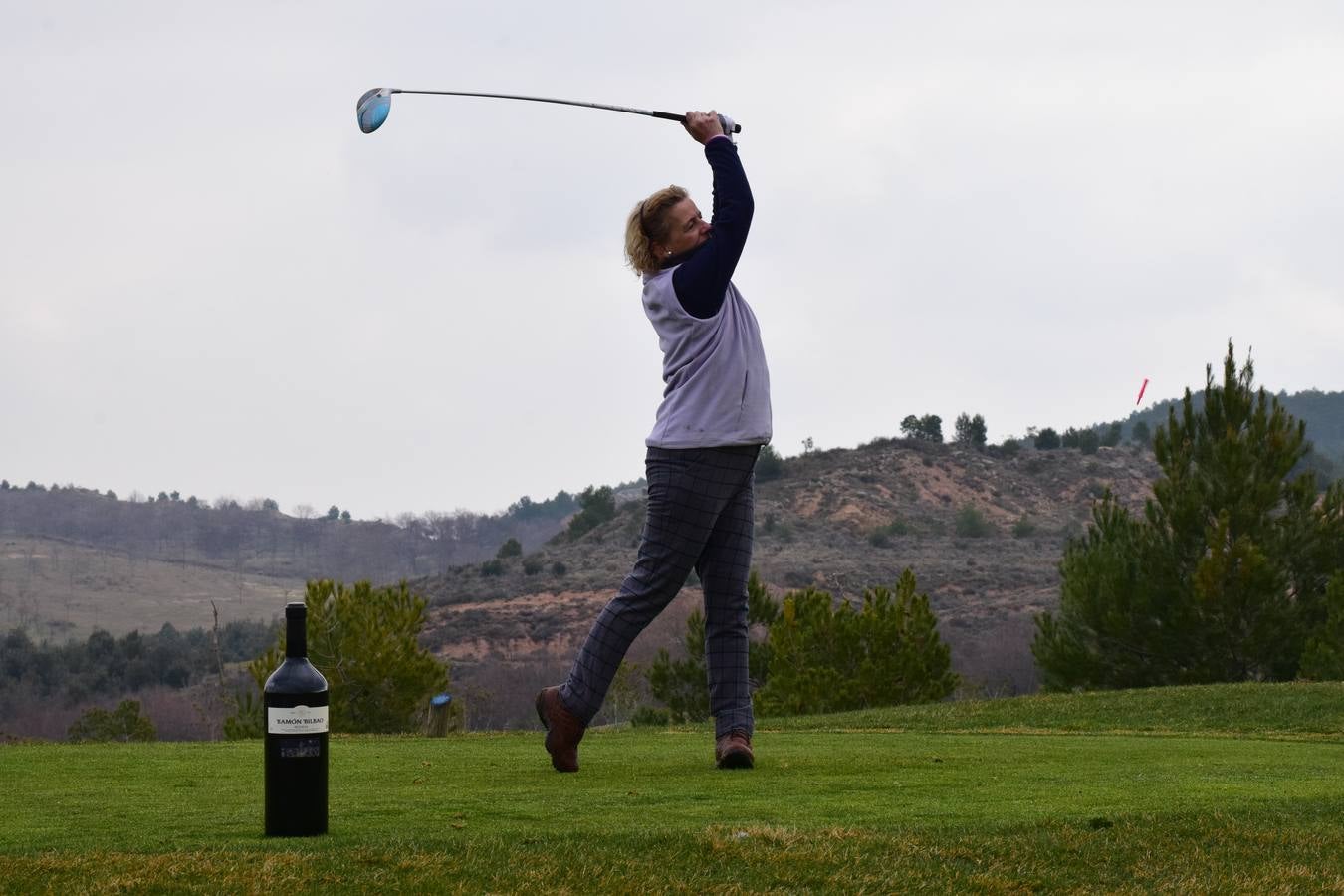 Los participantes en el primer torneo de la Liga de Golf y Vino disfrutaron de una estupenda jornada.