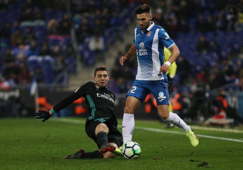 Las mejores imágenes del partido correspondiente a la 26ª jornada de Liga entre el Espanyol y el Real Madrid