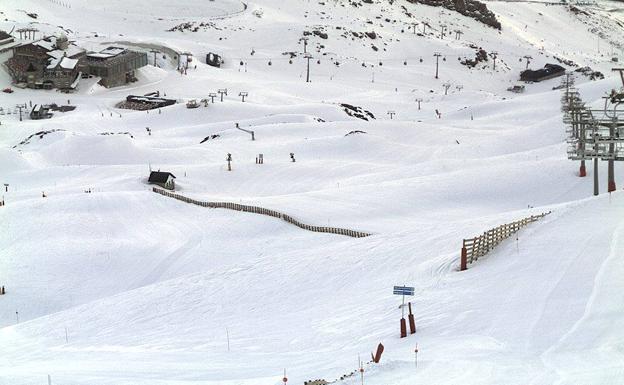 Pistas de la estación granadina de Sierra Nevada