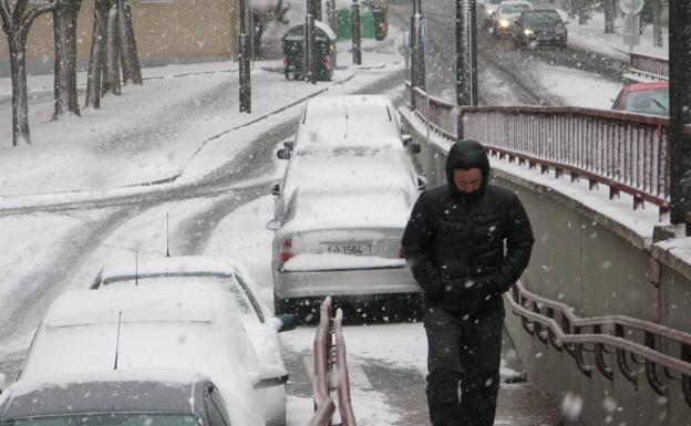 Fotos de la nieve en las calles de Logroño