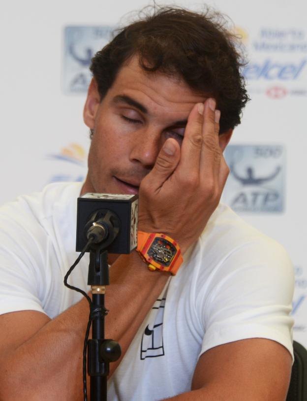 Rafa Nadal. :: afp
