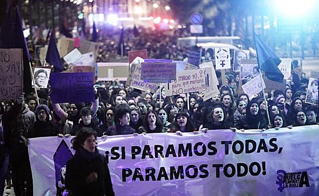 Imagen. Manifestación de la Coordinadora feminista.