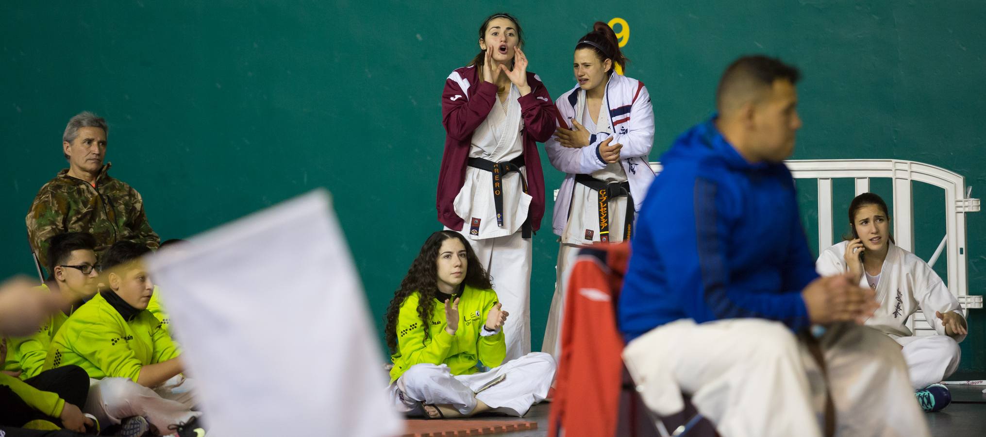 Más de 200 karatekas participaron ayer en el Campeonato de España de shinkyokushinkai.