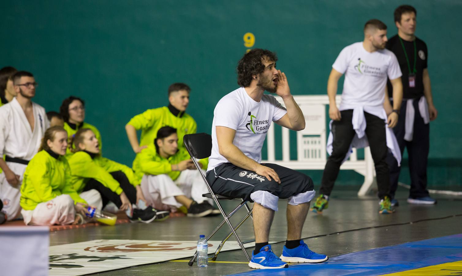 Más de 200 karatekas participaron ayer en el Campeonato de España de shinkyokushinkai.