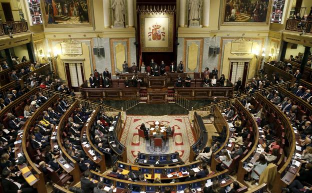 Vista general del Congreso de los Diputados.