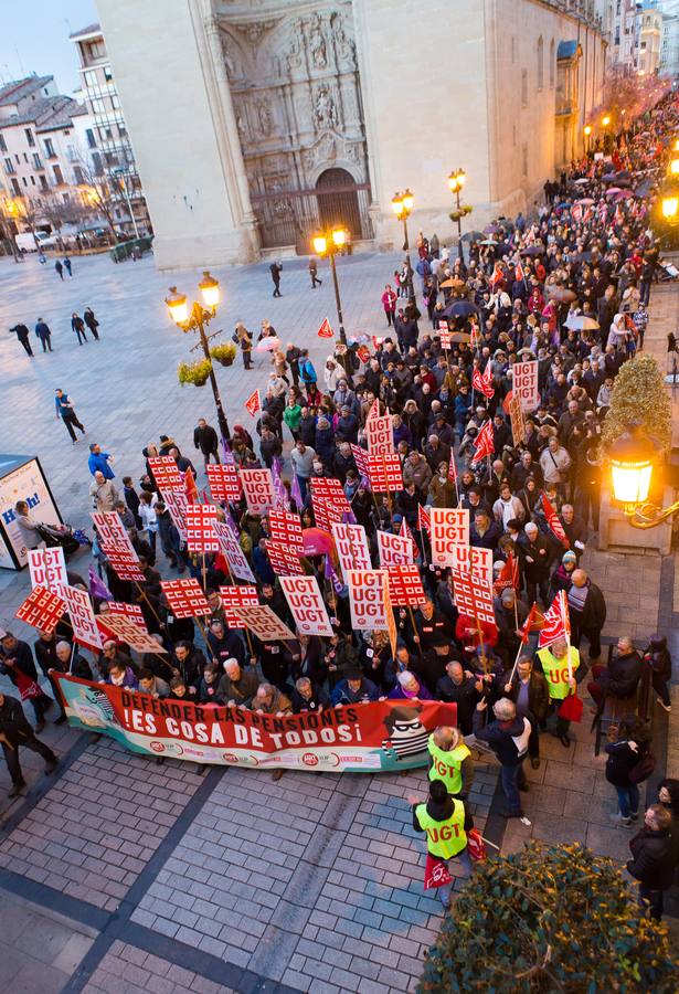 Fotos: Manifestación en Logroño por unas pensiones justas