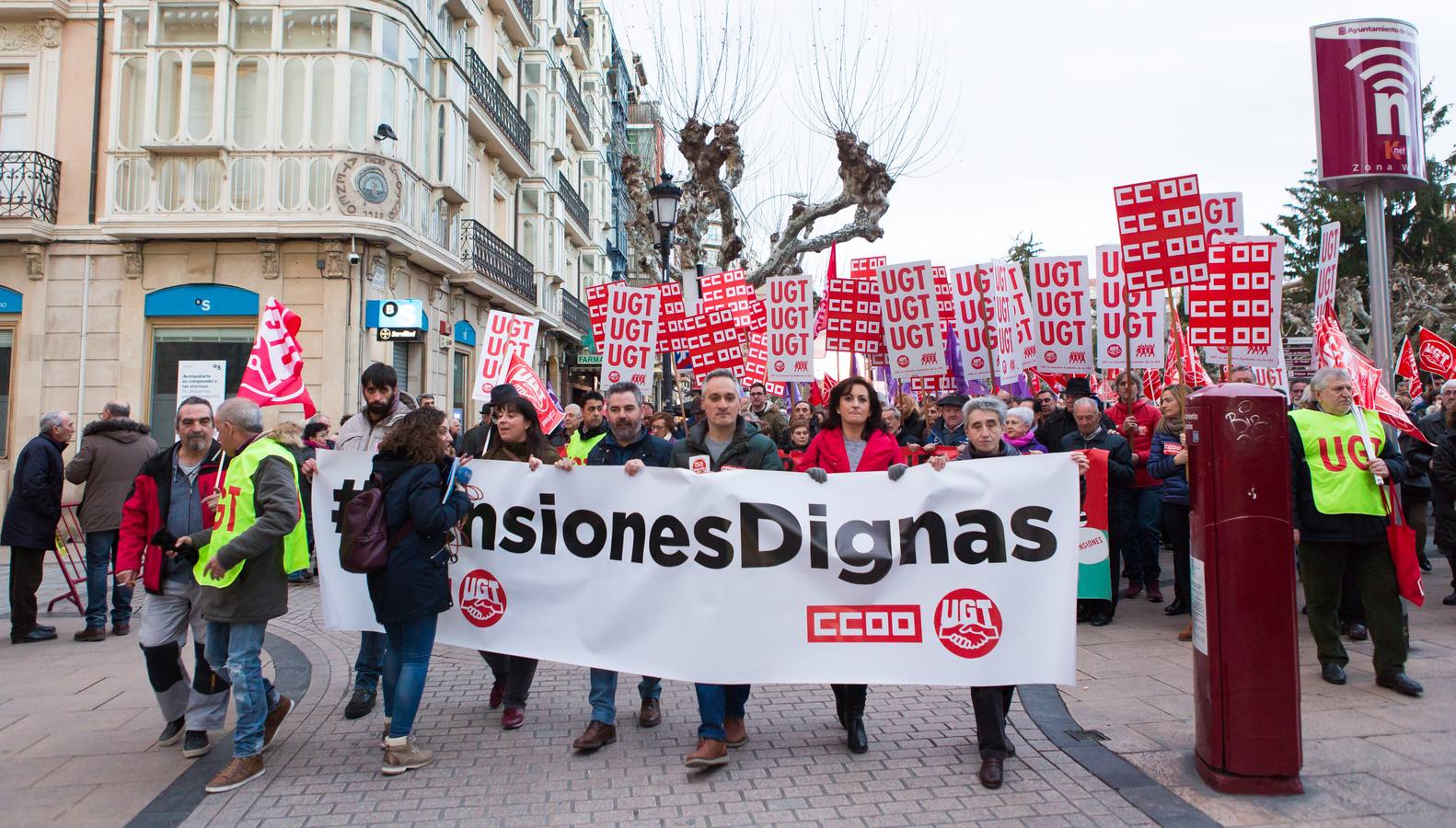 Fotos: Manifestación en Logroño por unas pensiones justas