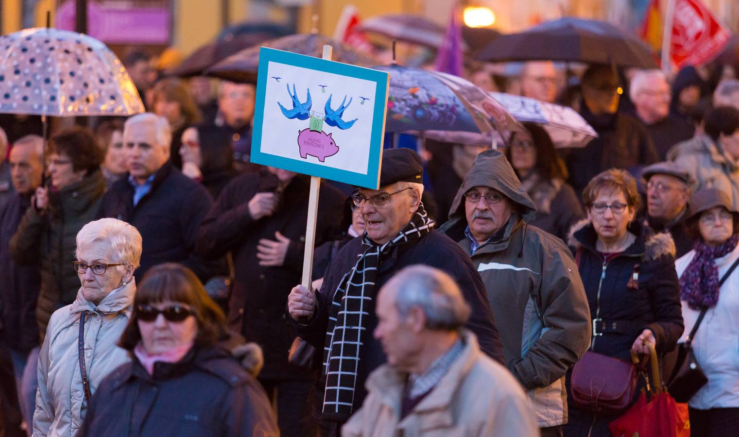 Fotos: Manifestación en Logroño por unas pensiones justas