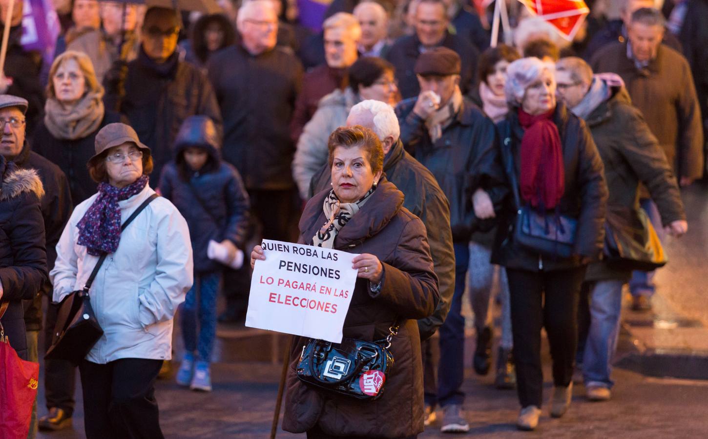 Fotos: Manifestación en Logroño por unas pensiones justas