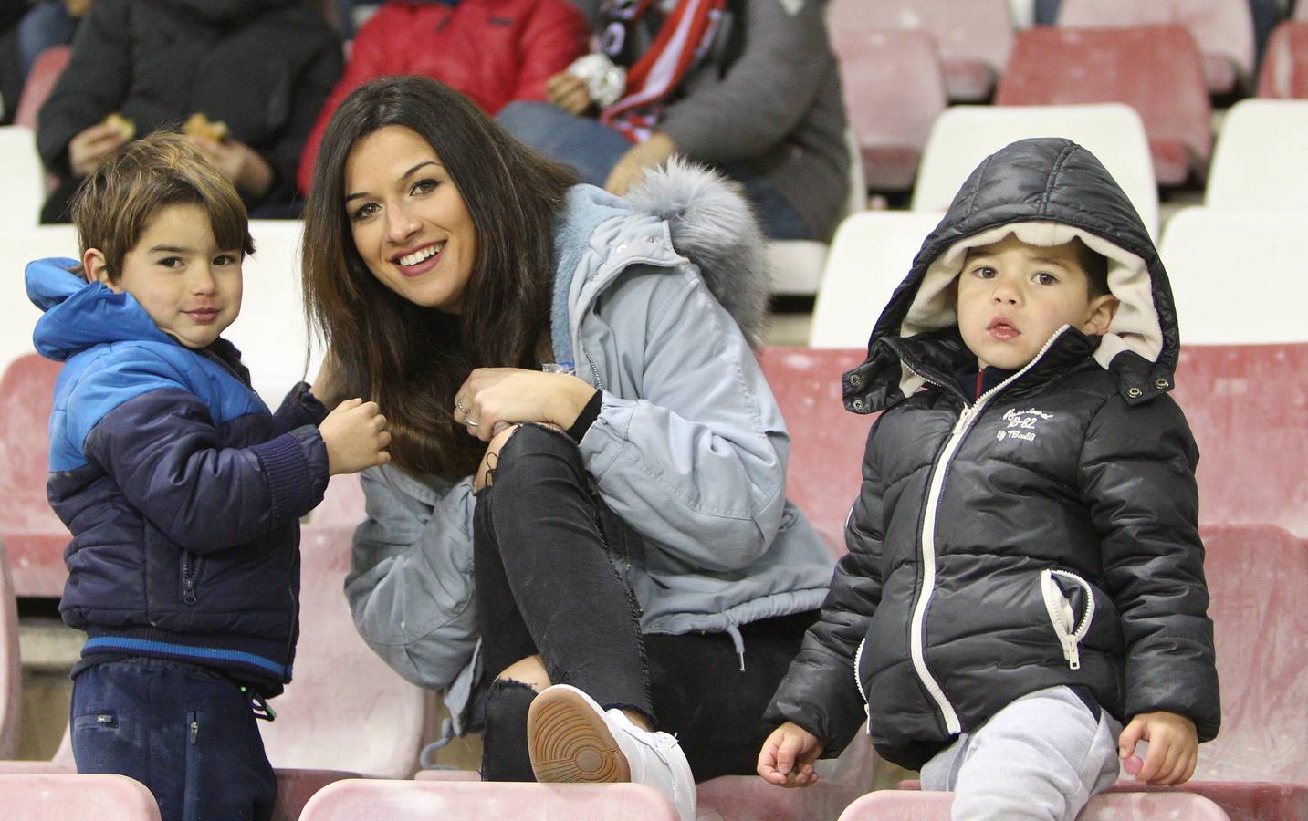 Imágenes del partido disputado en Las Gaunas, que concluyó con victoria de la UD Logroñés por 2-0.