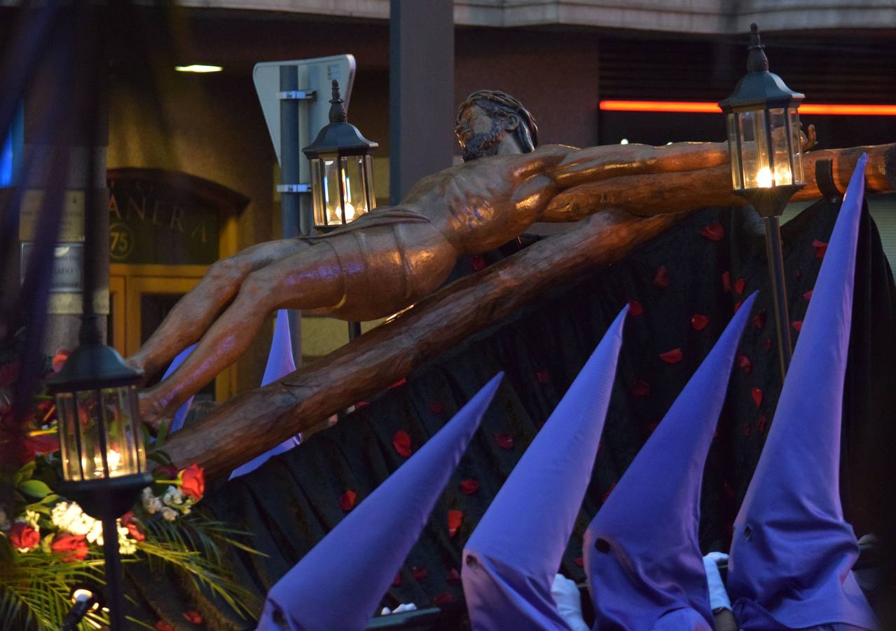 Fotos: Semana Santa en Logroño 2018: Vía Crucis penitencial de la Cofraía de Nuestra Señora de la Piedad