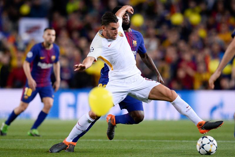 Encuentro de ida de los cuartos de final de la Champions League