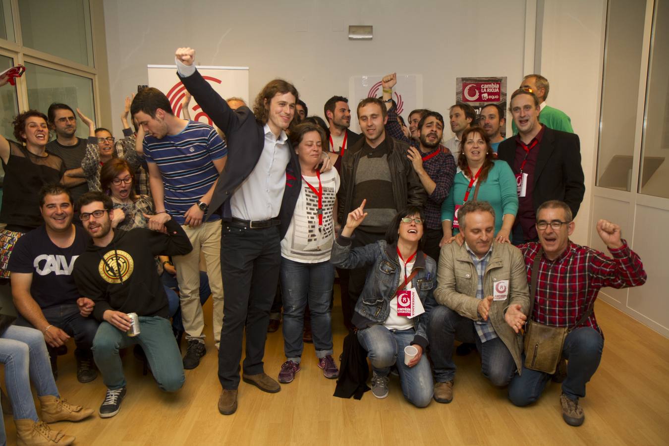 Mayo de 2014: Cambia Logroño celebra sus 4 concejales