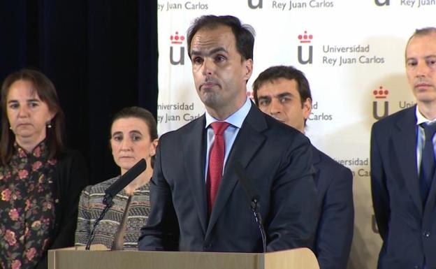 Javier Ramos, rector de la Universidad Rey Juan Carlos.