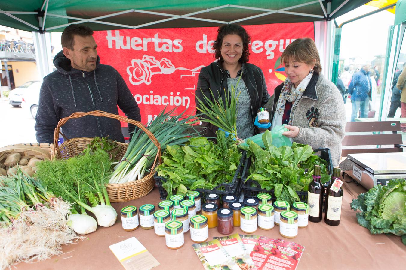 El ciruelo en flor volvió a ser el mejor reclamo para Nalda.