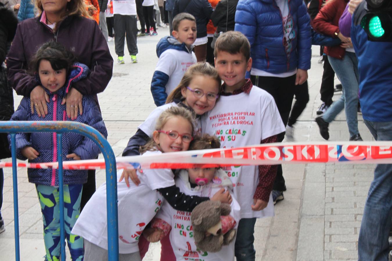 Las familias fueron las protagonistas el domingo en la XVI Carrera popular contra la Droga y por la Salud en Arnedo.