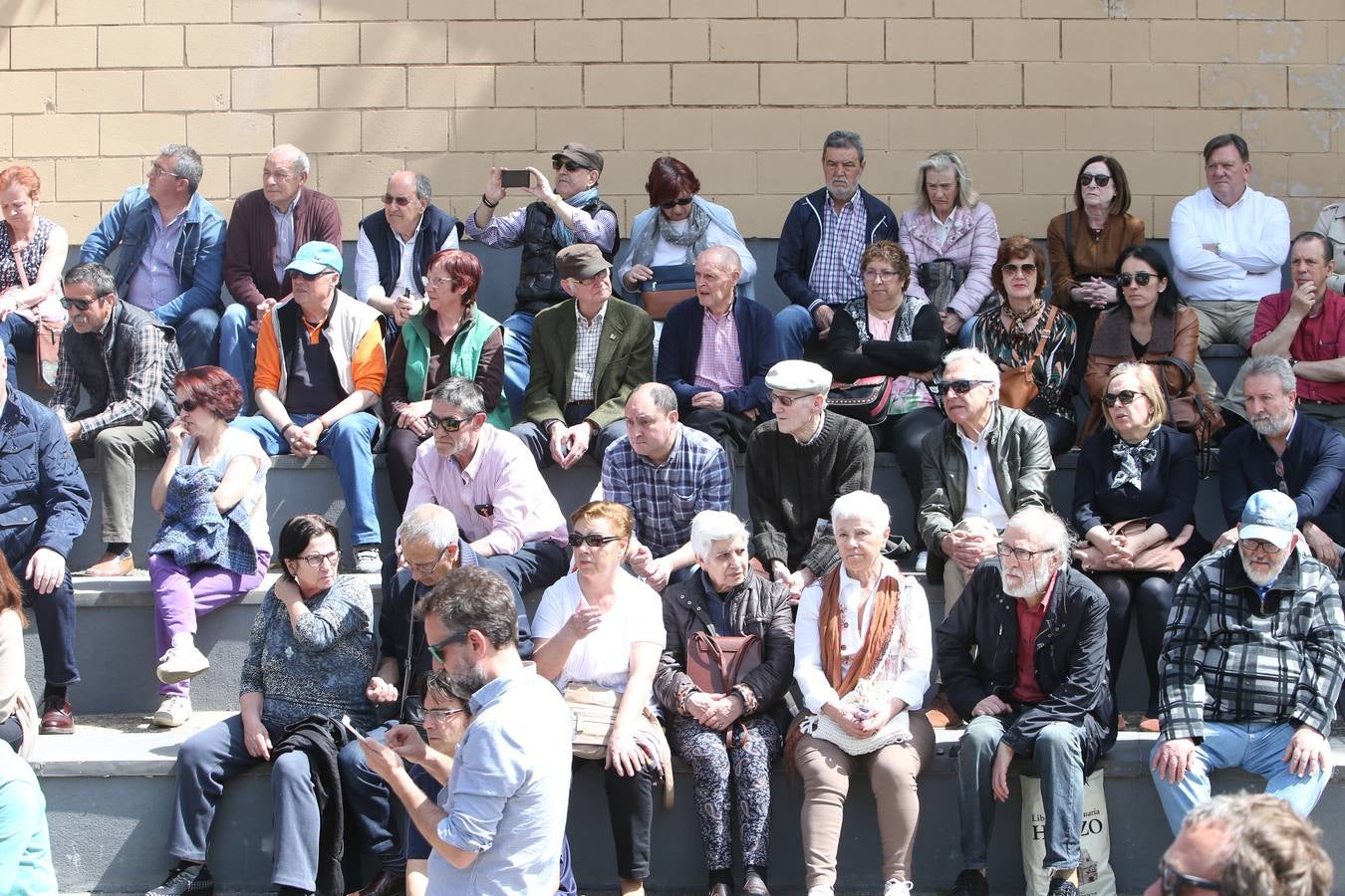 el secretario general del PSOE ha pronunciado un discurso en la plaza Joaquín Elizalde.