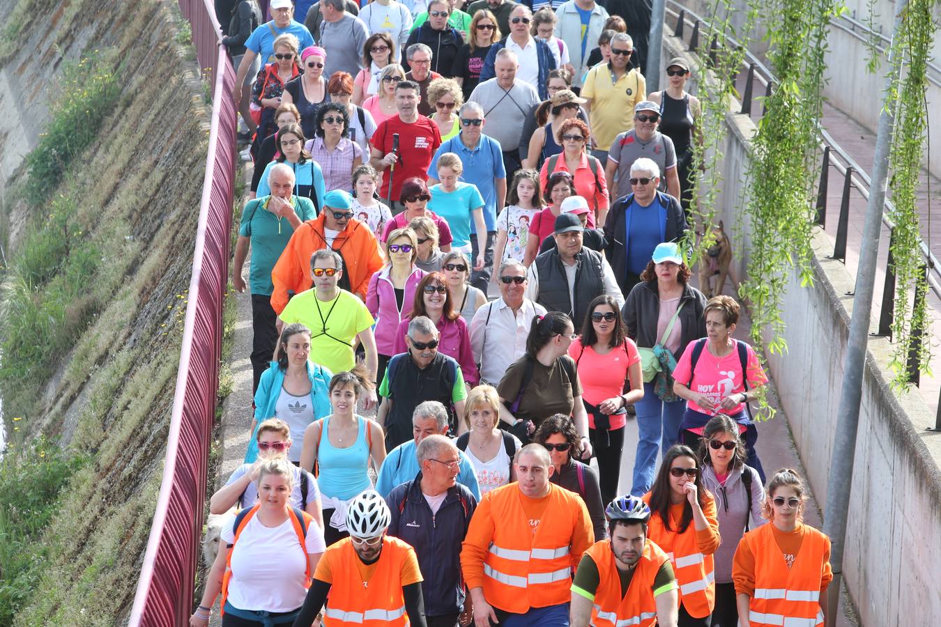 1.400 personas han participado en el tercer Paseo Saludable con destino el Monte Cantabria