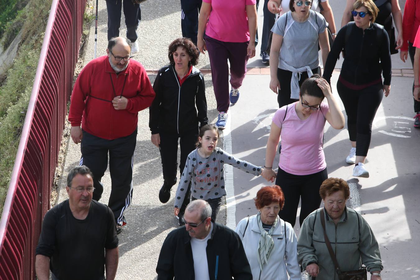 1.400 personas han participado en el tercer Paseo Saludable con destino el Monte Cantabria.