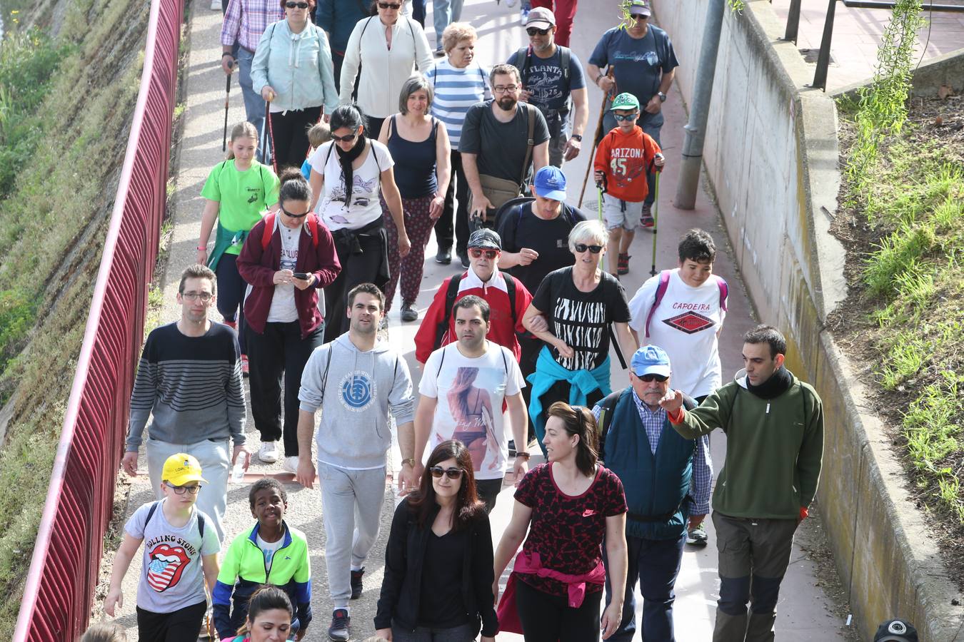 1.400 personas han participado en el tercer Paseo Saludable con destino el Monte Cantabria.