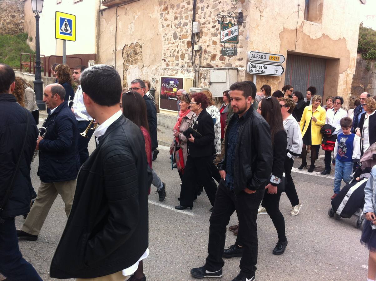 Fotos: Gravalos: procesion por la Virgen del Humilladero