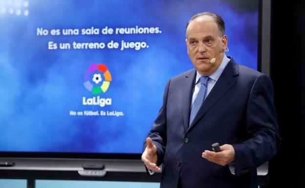 Javier Tebas, presidente de LaLiga. 