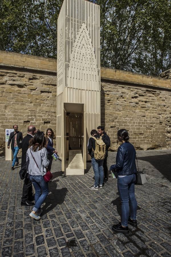 Catorce diseños y arquitecturas efímeras pueblan distintos rincones de Logroño hasta el uno de mayo