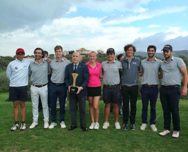 Foto de los ganadores en Nacional universitario. :: rfeg
