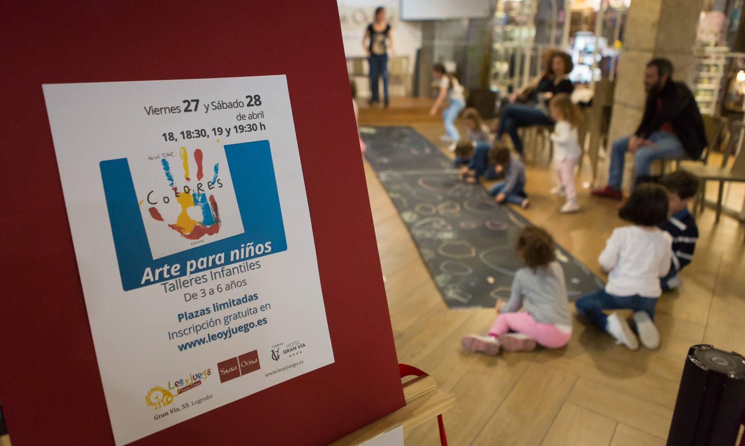 Fotos: Talleres con niños en Concéntrico