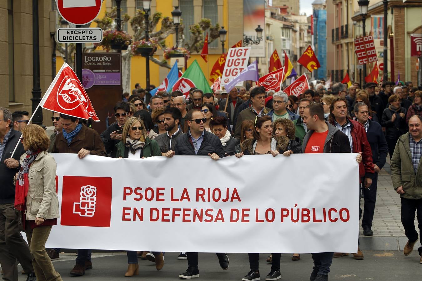 Fotos: Manifestación del 1 de Mayo en Logroño