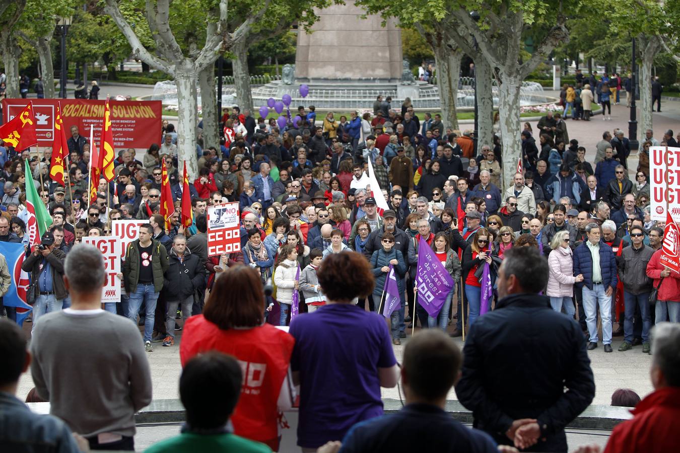 Fotos: Manifestación del 1 de Mayo en Logroño