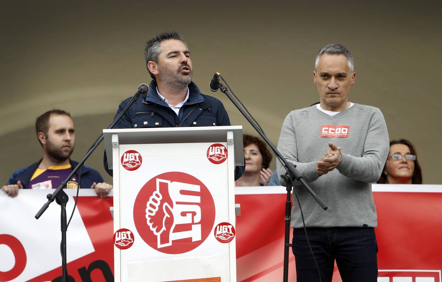 Fotos: Manifestación del 1 de Mayo en Logroño