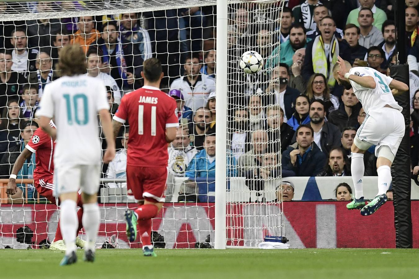 Las mejores imágenes del partido de vuelta de las semifinaels de la Liga de Campeones entre el Real Madrid y el Bayern de Múnich. 