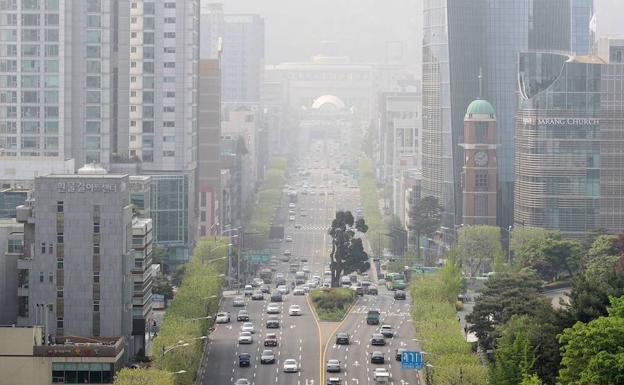 Contaminación en Corea del Sur.